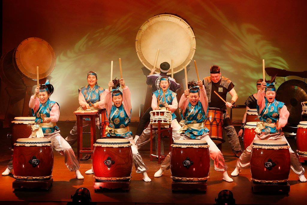 Mugenkyo Taiko Drummers at the Palace Theatre Mansfield, Ashfield